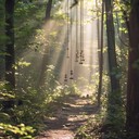 mystical sounds with softly plucked guitar and nature ambiance