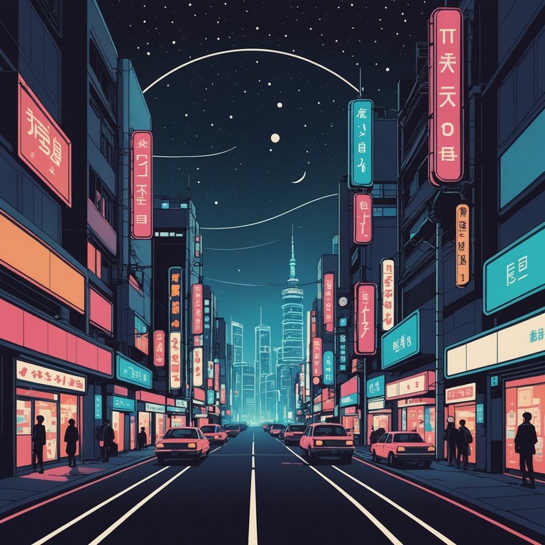 A joyous track filled with uplifting synths and a vibrant beat, embodying the fast paced life of tokyo's youth. Its contagious energy is perfect for evoking feelings of freedom and dreams coming true, ideal for listening during a city night drive or as an empowering start to the day