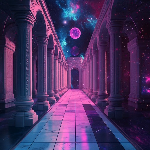 This composition captures an odyssey of regal exploration, blending traditional grandeur with futuristic sounds. The synthesizers create an atmospheric journey, leading up to triumphant peaks that evoke images of ruling across galaxies.