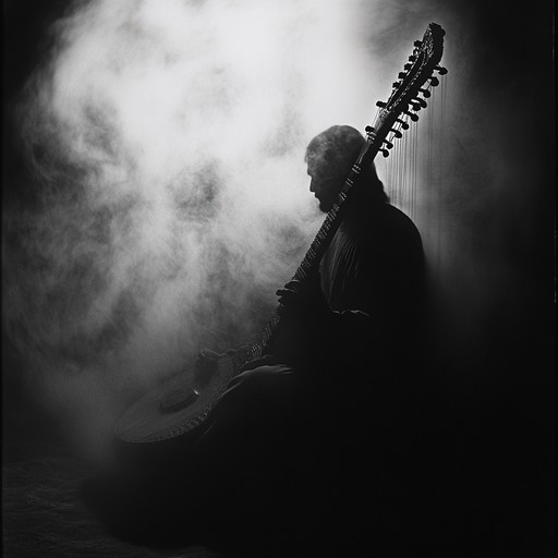 An instrumental piece combining sitar melodies with rock influences to create an ominous and mysterious atmosphere, making listeners feel the presence of unseen entities.