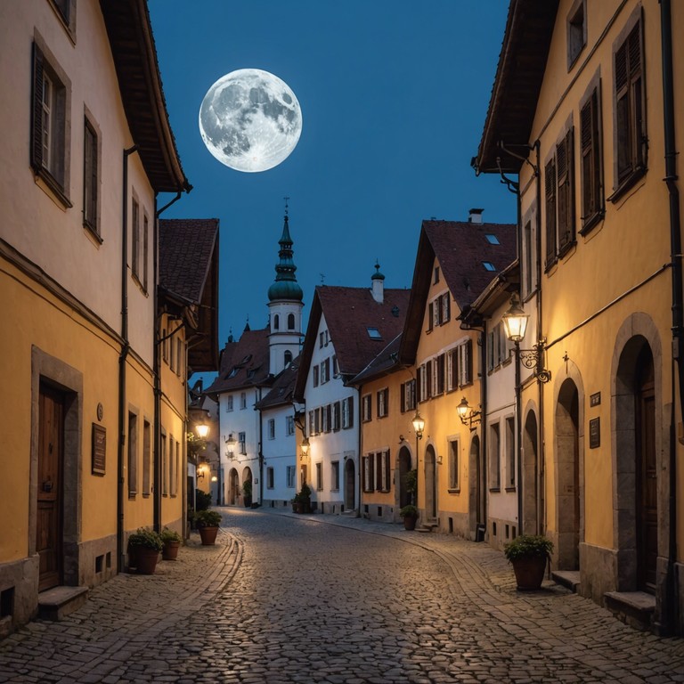 Imagine racing through moonlit bavarian villages, the urgent beats of a high stakes pursuit encapsulated in a thrilling, faster paced take on traditional polka. Every note pulses with the energy of a daring nighttime escape, each accordion squeeze heightening the sense of danger and excitement.