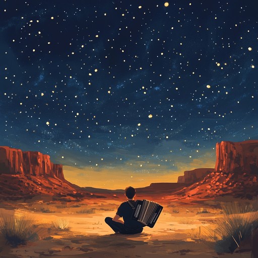 This instrumental piece evokes the solitude and yearning of a heartbeat lost in the vast expanse of a desert night. Infused with traditional cumbia rhythms, the melodies are haunting yet beautiful, telling a story of longing and distant love. The track weaves together rhythmic percussion with poignant accordion passages, creating an atmosphere that is both hypnotic and deeply emotional.