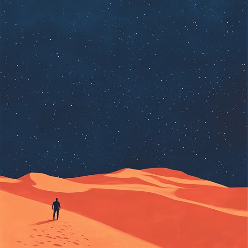 An enchanting instrumental piece that captures the essence of a nocturnal expedition across expansive dunes, blending ancient melodies with modern soundscapes.