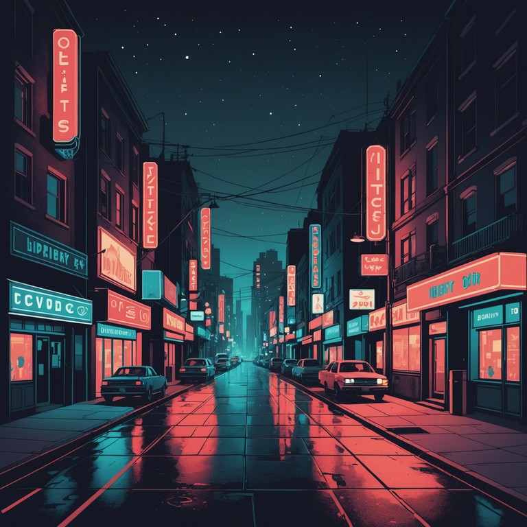 Imagine a track that doesn't just play but vividly plays out the night's story, with each beat a step towards dawn in the city that never sleeps. This alternate title and description envision a piece that's not only heard but experienced, as it brings the spark of city nights alive.