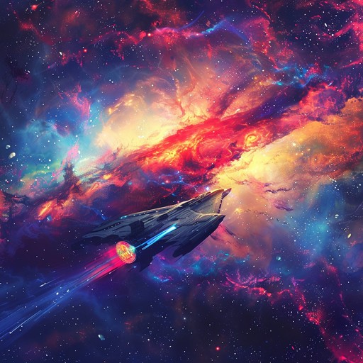 Embark on an epic soundscape, blending soaring guitar riffs, complex arrhythmias, and sweeping synths. This progressive rock instrumental captures the listener’s journey through the galaxies, offering an exhilarating and awe inspiring musical experience.