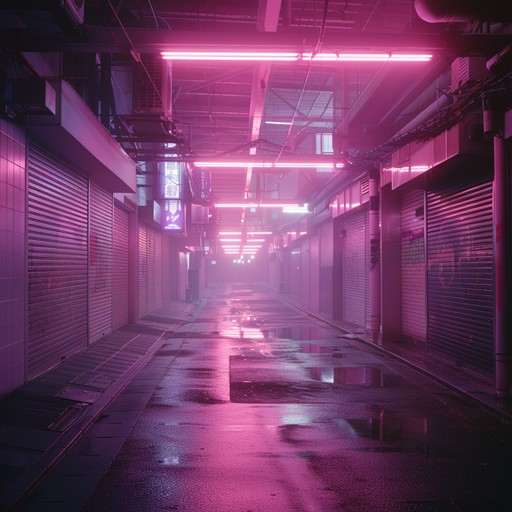 A lonely night unfolds under neon lights, capturing the essence of solitude with melancholic house beats and nostalgic analog synth textures, creating a vivid soundscape that evokes memories of lost connections and quiet reflections