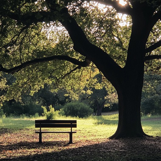 Serene ukelele melodies paint vivid memories of nostalgic summer days, retro charm, and the peaceful ambiance of a bygone era