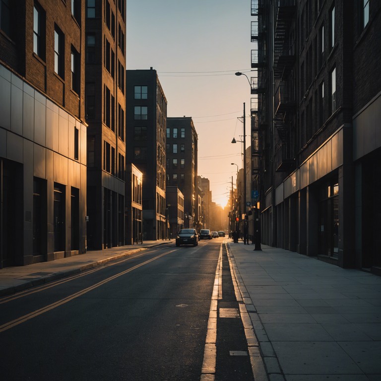 Visualize skating through city streets at dawn, feeling the pulse of energetic guitar riffs and soulful beats uplifting your spirit, embodying the optimism of a new day.