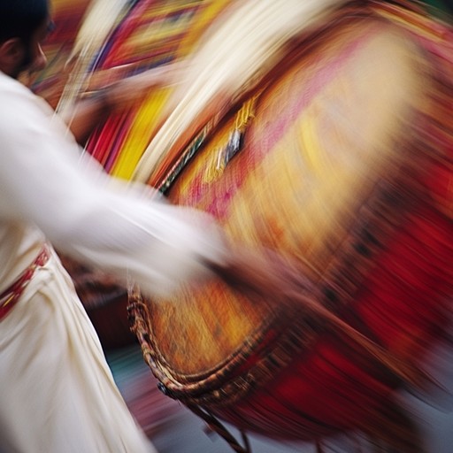 A high energy instrumental banghra piece combining traditional dhol beats and modern elements to evoke passion and joy.