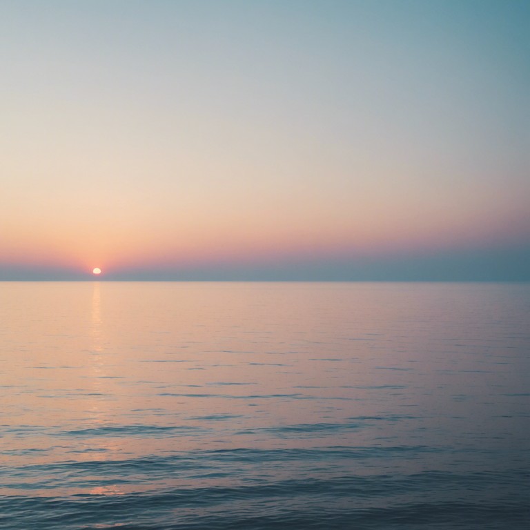 Inspired by the serene imagery of a calm sea at dawn, whispers on silent waves is a gentle pop rock instrumental that employs subtle electric guitar harmonies and soothing drum rhythms to evoke feelings of peace and tranquility. The music gradually builds in intensity, mirroring the slow rise of the sun over the horizon, but maintains a soft and reflective atmosphere throughout.