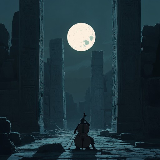 This instrumental piece blends ethereal melodies with rich orchestral textures, drawing listeners into the enigmatic worlds of ancient civilizations. The music weaves a haunting atmosphere, evoking images of forgotten temples and hidden knowledge lost to time.