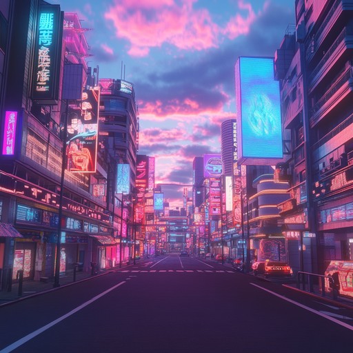 A high energy instrumental track blending j pop melodies with edgy synthesizers and electric guitar riffs. Punctuated by dynamic percussion, it evokes a cyberpunk vibe with traditional japanese influences. Perfect for energetic scenes in anime or video games.