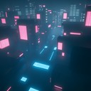 synths swirl in neon lit, late night nostalgia