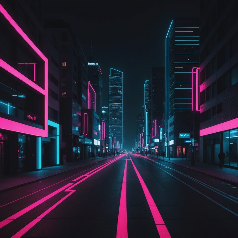 Imagine a track inspired by a bustling cyber city, where the neon lights flicker endlessly in a tapestry of nostalgic futurism. This instrumental captures the essence of a midnight drive through a cityscape filled with shadows, lights, and the feeling of a retro future.