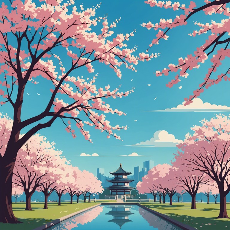 This track encapsulates the gentle yet profound emotions that intertwine with the ethereal beauty of tokyo during springtime. The song weaves emotional depth with uplifting moments, representing the joy and transient beauty of cherry blossoms. It is perfect for reflecting moments of introspection or serene joy.