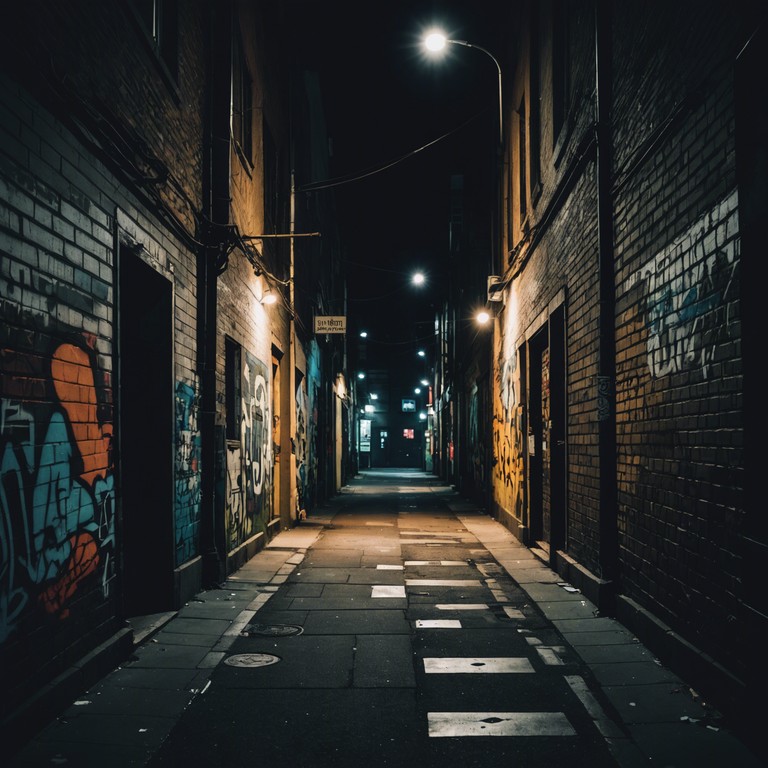 This track features a deep exploration of grime infused trap, embodying the pulse of a nocturnal cityscape with its hard hitting beats and menacing bass lines. The soundscape mimics the hustle of dimly lit city streets transitioning into the quieter, more introspective hours of late night.