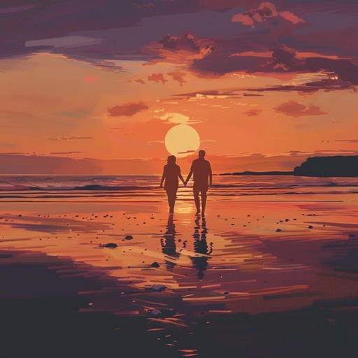 A lively instrumental piece merging upbeat rhythms with romantic melodies, perfect for evoking the blissful feelings of summer love. Picture yourself on a golden beach at sunset, the warmth of the sun kissing your skin as this tune brings to life the magic of shared moments and heartfelt connections. The combination of vibrant instrumentation and buoyant tempo captures the essence of romantic escapades and unforgettable memories.