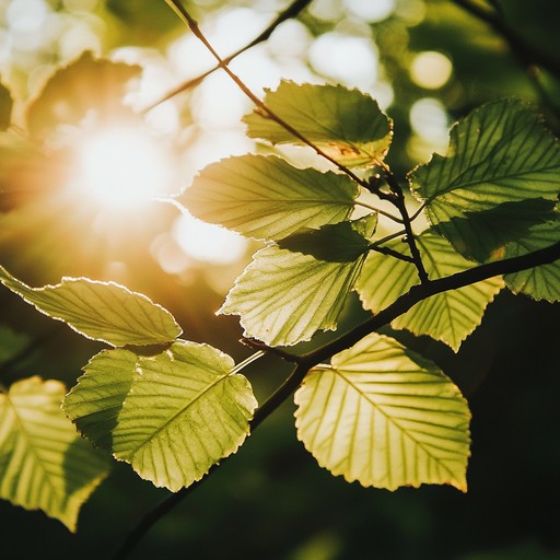 Imagine leaves dancing under a warm autumn sun, a joyful tune inspiring the light hearted dances of nature. The music captures the essence of a perfect sunny day in autumn, filled with happiness and gentle warmth.