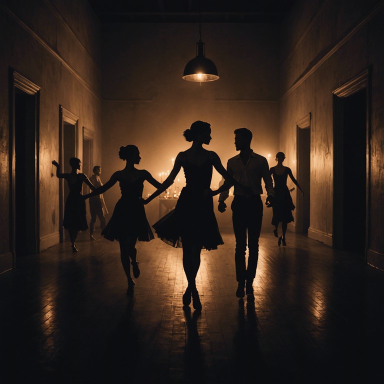 Delving deeper into the enigma of the night, this music track explores the complex emotions and hidden depths of a late night salsa dance. The trumpet leads the way, its soulful cries echoing through the chambers of the heart, while the dancers move like shadows intertwined in a tale of intrigue and covert passion.