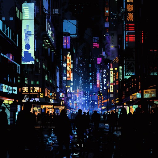 An evocative journey through dark soundscapes, blending groovy rhythms with moody basslines, capturing the essence of late night urban scenes under the neon lights. The track unfolds with a deep, funky atmosphere, creating an engaging sound that keeps the listener captivated.