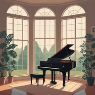 elegant piano keys echo memories