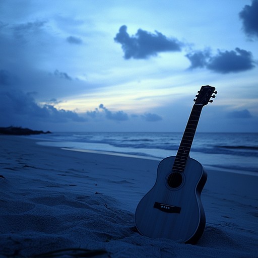 A soothing instrumental track featuring mellow guitar and ambient sounds, painting a musical picture of a gentle evening breeze and the serenity that comes with the day's close