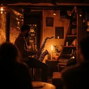 intimate jazz ensemble plays under city lights