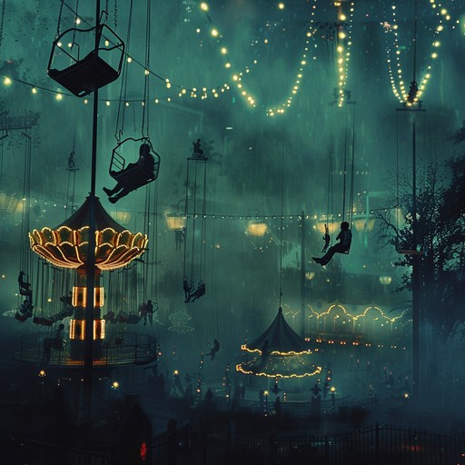 Step into an otherworldly carnival with enchanting melodies and eerie, whimsical rhythms. Midnight breathes life and mystery into the eclectic fairground, captivating and transporting you. The music evokes surrealism and enchantment, drawing you into its fantastical soundscape.