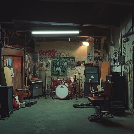 A raw and energetic instrumental track featuring aggressive guitar riffs and punchy drum beats with a gritty and urban vibe. Perfect for capturing the essence of a late night garage jam session.