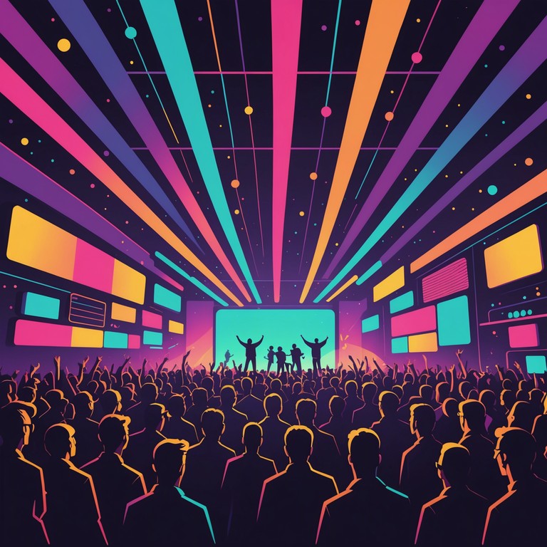 Imagine a high energy dance floor fused with the vibrant intensity of rock. The track features fiery guitar riffs and pulsating drum patterns that keep your adrenaline pumping. It captures the essence of a passionate night out with high voltage rock elements and dance beats that ignite the spirit.