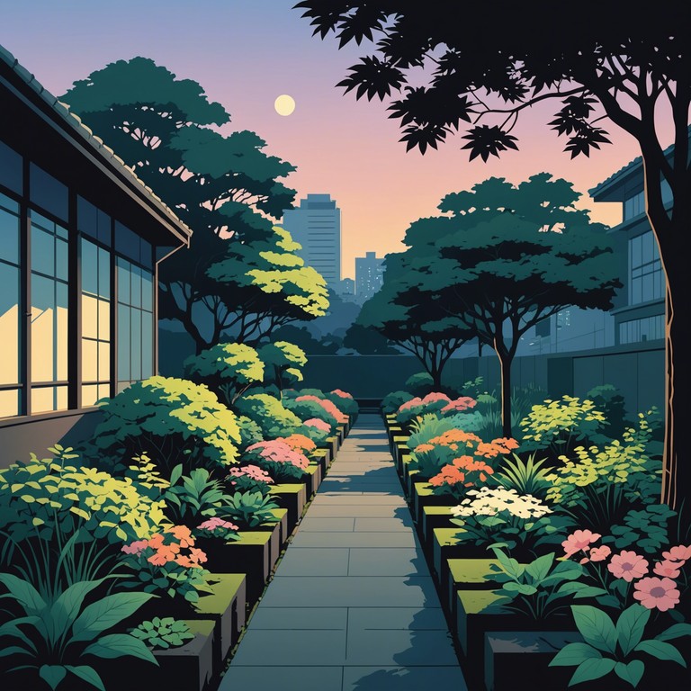 This alternative version of the track maintains the intimate essence while focusing more deeply on the serene and soothing aspects of tokyo nights, allowing the listener to feel as though they are strolling through a peaceful urban garden at dusk. The piano melodies are softer and more drawn out, casting a tranquil and contemplative mood.