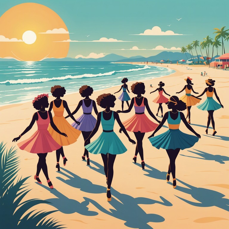 An enchanting, rhythmic calypso tune that captures the essence of a fun filled caribbean summer evening. This song features catchy melodies that invoke images of festive street parades, colorful costumes, and joyous dancing under the sun.