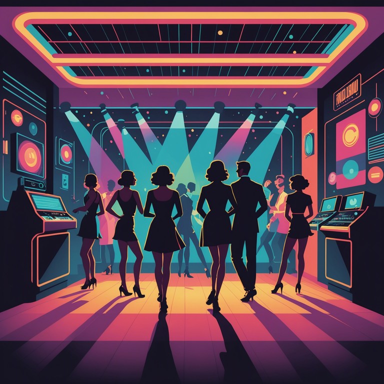 Imagine the vibrant nightlife of the 70s disco era revived. This track features an engaging, smooth bassline intertwined with the classic shimmer of disco hi hats, creating an atmosphere of an everlasting dance floor. The music transports listeners directly to a swanky, dimly lit dance club where the floor is alive with sultry moves and dazzling outfits.