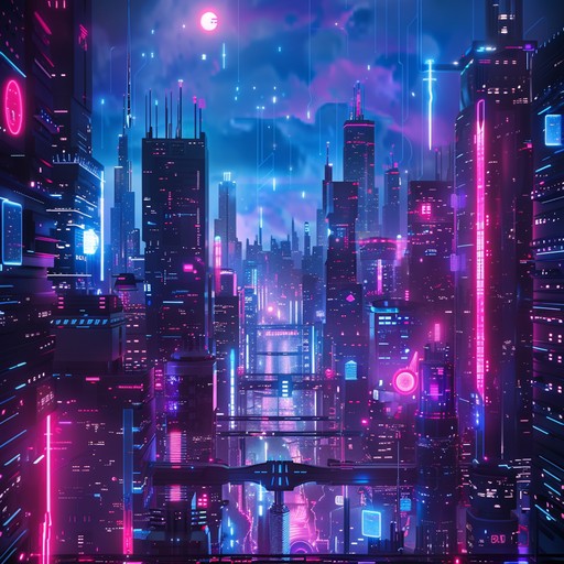 Embark on a neon lit journey through a futuristic cityscape with pulsating beats and shimmering synths. This instrumental track combines the groove of future bass with hypnotic soundscapes, creating an energetic and otherworldly vibe. Perfect for late night drives or imagining distant galaxies, this composition will keep listeners on the edge of their seats with its dynamic build ups and drops.