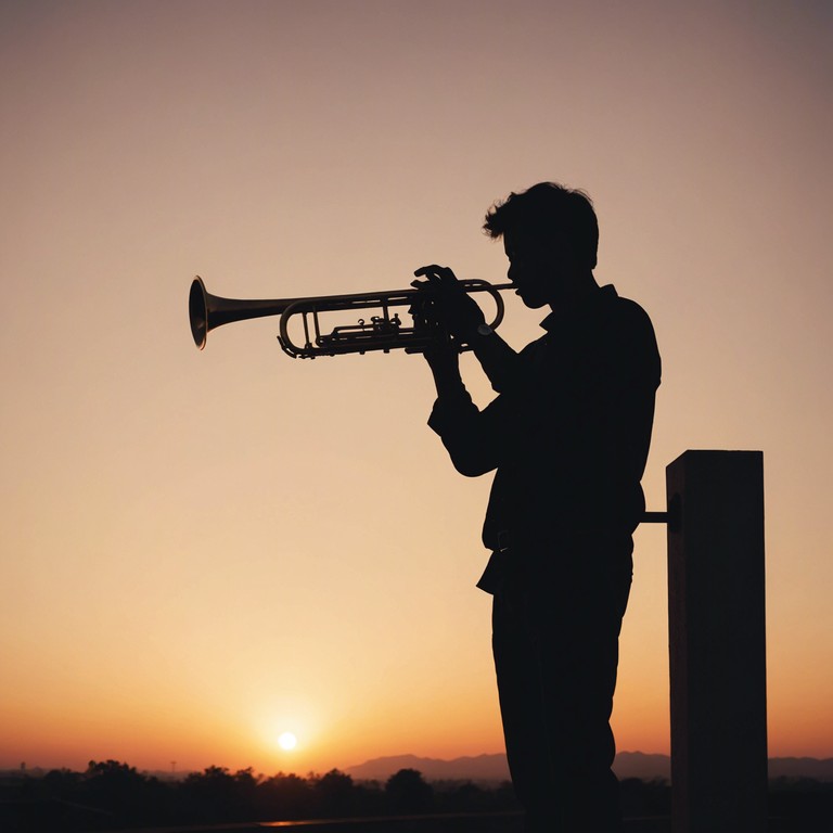 This track blends the rich, soulful vibes of jazz with the energetic beat of funk, creating a celebratory fusion that embodies the fresh vibes of a sunrise. The use of a bright trumpet as the leading instrument energizes the composition, weaving melodies that signify fresh beginnings and new opportunities.