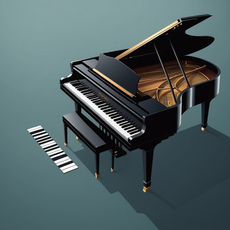 Imagine a piece that encapsulates the essence of a serene night in a luxury lounge, where each note played on the piano echoes sophistication and elegance.