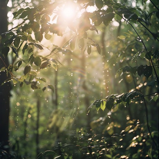 Picture dew laden leaves in the morning breeze, reflecting sunlight as gentle notes flow through a serene forest scene. This instrumental captures that peaceful moment, with a grand piano leading the composition through lush harmonic layers, providing a calming and intimate experience.