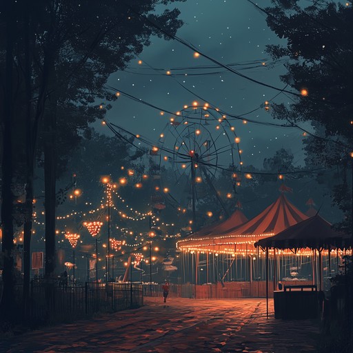 Evoking the gentle charm of nostalgic carnival nights, this piece combines tender melodies with dreamy atmospheres, creating a heartwarming musical journey under the evening glow of carnival lights.