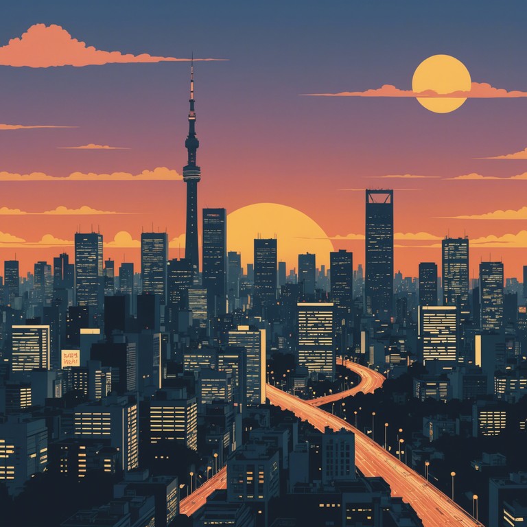 Crafting a peaceful audio tribute to tokyo nights, this song seamlessly merges traditional harmonies with contemporary japanese pop to illustrate the city's dual narrative of old and new.