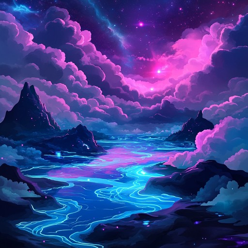 Embark on an instrumental voyage through lush, atmospheric textures and swirling melodies, capturing the essence of a trippy dream pop experience under neon lit skies. Ethereal guitars blend with ambient synths to create an immersive soundscape that transports the listener to a surreal world of luminous dreams and hypnotic rhythms.