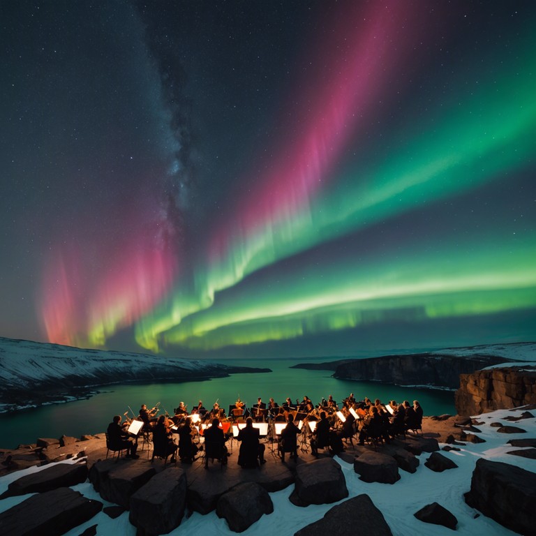 Imagine standing atop a mountain, the wind howling as thunderous clouds part above, the music capturing this exact moment of triumph and inspiration. This track combines the gritty textures of rock with the expansive sound of a symphony, dynamically rising from quiet anticipation to overwhelming heights.