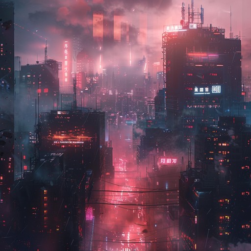 A spirited and uplifting cyberpunk journey, filled with vibrant synths and energetic beats, making you feel carefree and alive as you navigate through a neon lit digital cityscape