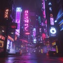 engaging electropop beat with futuristic and hypnotic tones.