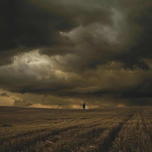 A heart wrenching bhangra instrumental featuring traditional dhols and flutes evoking a sense of longing and sorrow, inspired by the melancholic atmosphere of monsoon rains and lost love.