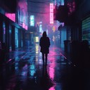 atmospheric, melancholic electronic music with a dystopian aesthetic