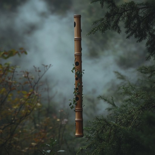 An alternative take where the flute's melody drifts even more minimally, touching the listener with occasional gentle echoes that resemble whispers of nature. This version emphasizes stillness and the profound peace of being completely alone with nature.