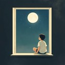 a calming melody reflecting child's longing under moonlight