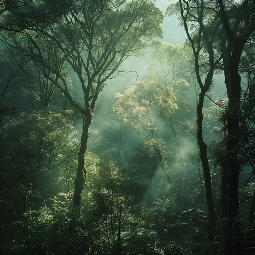 Imagine wandering through an ancient, misty forest where time seems to stand still. Ethereal melodies hover in the air, blending seamlessly with the rustling leaves and distant whispers of the woods. This piece captures the enigmatic beauty and hidden stories of the forest, drawing listeners into a world of mystery and tranquility.