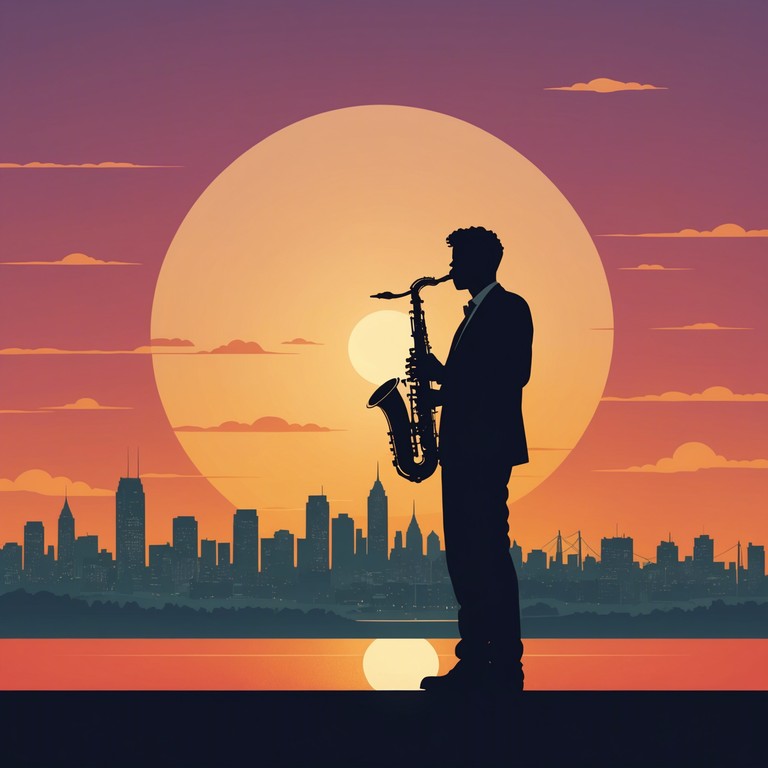 As twilight descends, imagine a serene setting where a smooth saxophone melody dances atop gentle rhythms, perfectly encapsulating the relaxation and satisfaction of a day well spent. Let the soulful undertones guide you through a world of inner peace and reflection.