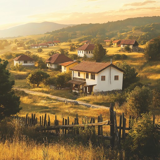 A harmonious and peaceful chalga instrumental evoking the calm essence of a bulgarian summer day in the countryside. The accordion weaves a gentle, nostalgic melody that resonates with the beauty of the rural landscape, making it a perfect accompaniment for relaxation and reflection.